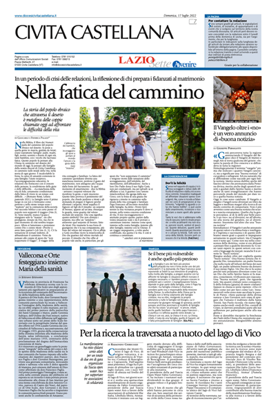 Avvenire - pagina diocesana del 17/07/2022